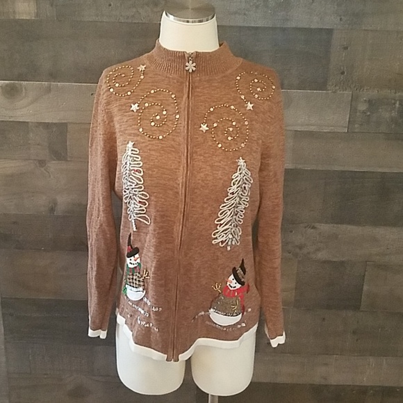 M Mercer Street Studio Christmas Cardigan - Picture 2 of 8